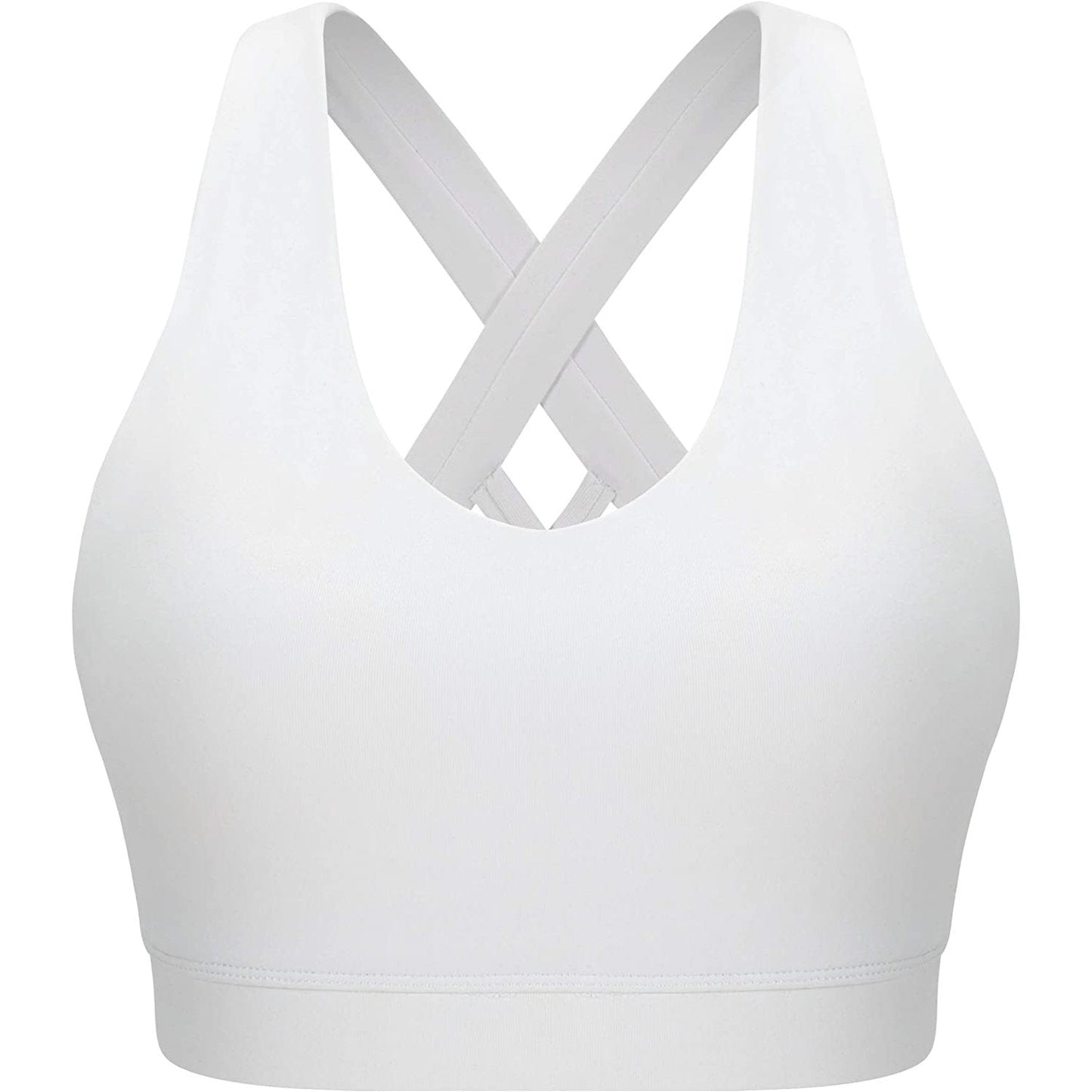 RUNNING GIRL Criss-Cross Back Padded Strappy Sports Bra