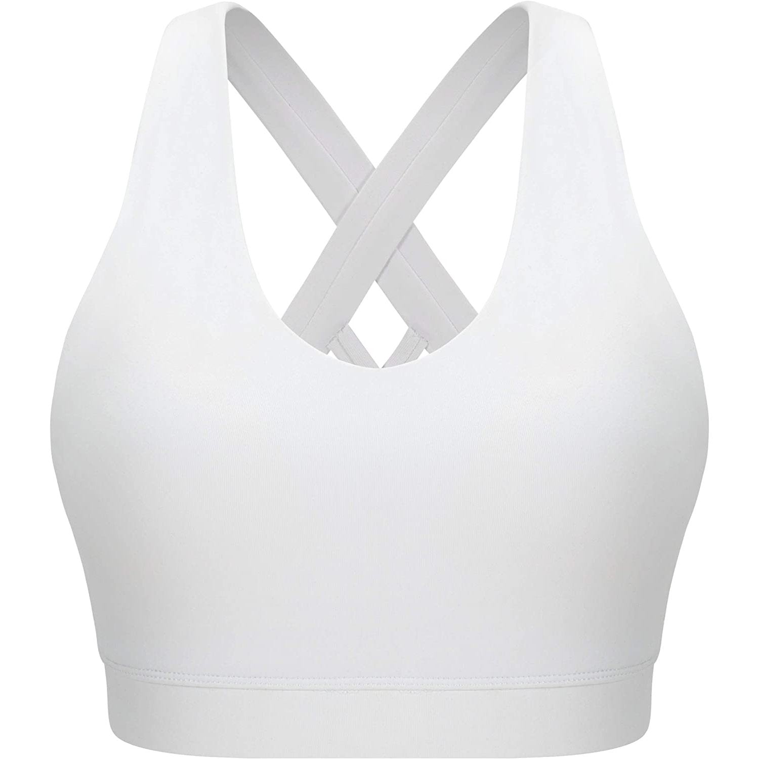 RUNNING GIRL Criss-Cross Back Padded Strappy Sports Bra